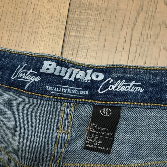 Buffalo David Bitton Ash-X Jeans Mens Size 32 X 32 Slim Stretch Basic Denim NEW - Picture 6 of 11